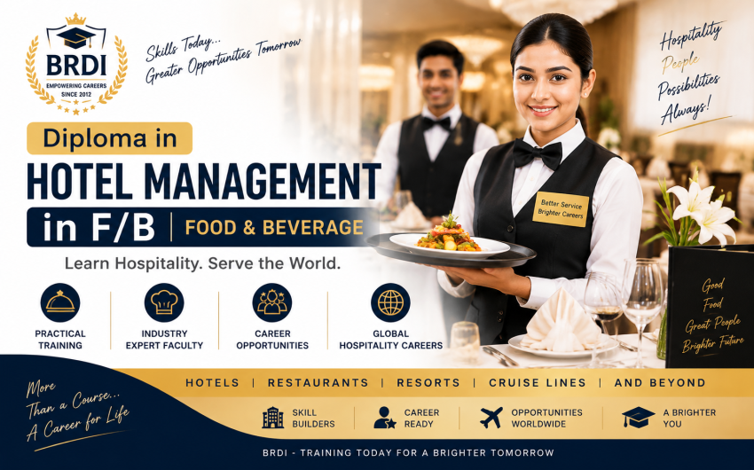 Diploma in Hotel Management in F/B